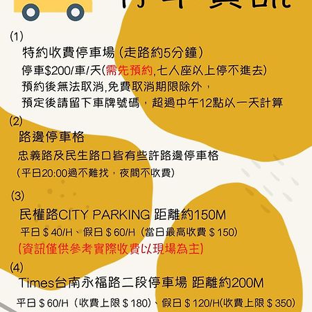 Chu'S Home類包棟家庭房#本國旅客須先匯款 Tainan Zewnętrze zdjęcie